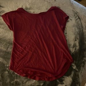 Burgundy women’s t-shirt
